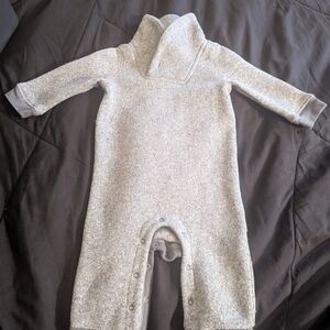Old Navy Gray Footie One Piece